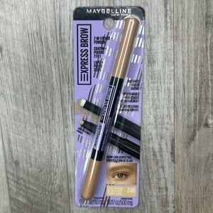 Maybelline Express Brow 2-In-1 Pencil and Powder Eyebrow, Light Blonde 248